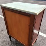 Chest of drawers style louis xvi marble top