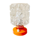 Vintage bedside lamp 70s Graewe orange