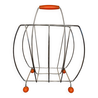 Porte revue année 70-80 plastique et métal
