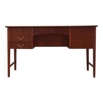 Bureau en acajou, design danois, années 1970, production : Danemark