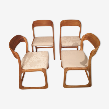 Set of 4 chairs Sled baumann