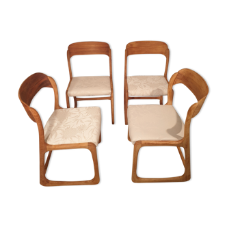 Set of 4 chairs Sled baumann