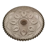 Antique glass compotier