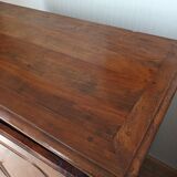 High walnut sideboard, early 20th century
