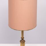 Hollywood Regency Gilded Brass Table lamp 1970s France