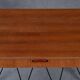 Mid-Century Modern Danish Teak Bedside Table with Metal Frame, 1960s