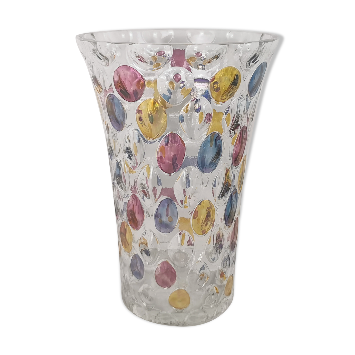 Bohemian crystal vase