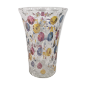 Bohemian crystal vase