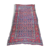 Tapis d'orient ancien fait main persan couloir bidjar 2,17 x 1,08 m