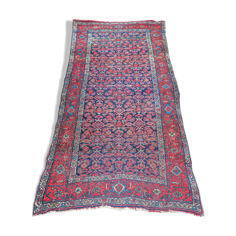Old handmade Persian handmade carpet Bidjar corridor 2.17 x 1.08 m