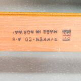 Scandinavian Rybo Rykken Olivegreen Leather 2-Seat Ry-Wing Lounge Sofa, 60s