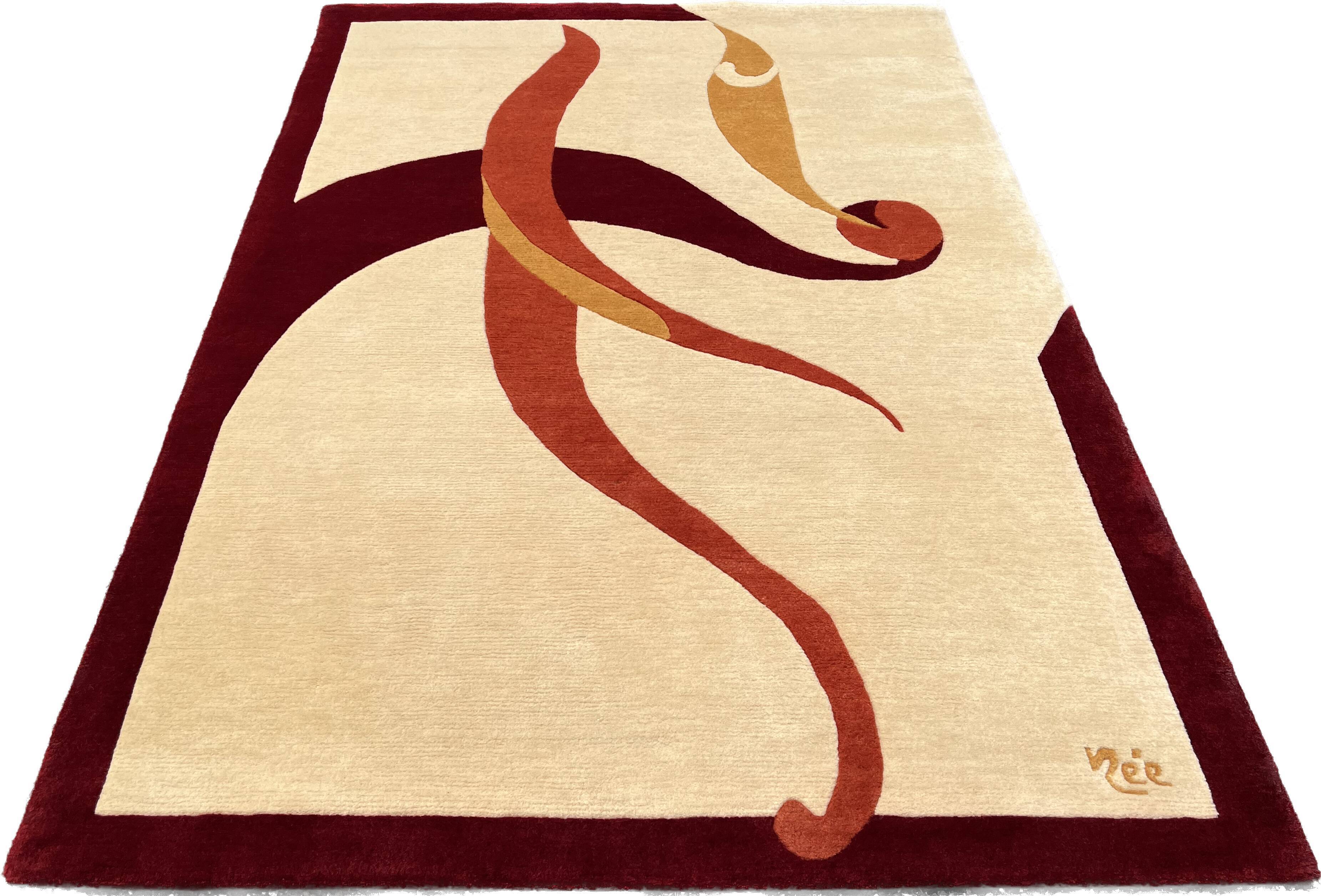 Aubusson rug by paulette née art rug 140x200cm