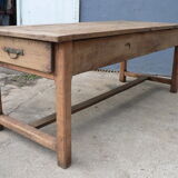 Solid wood farm table