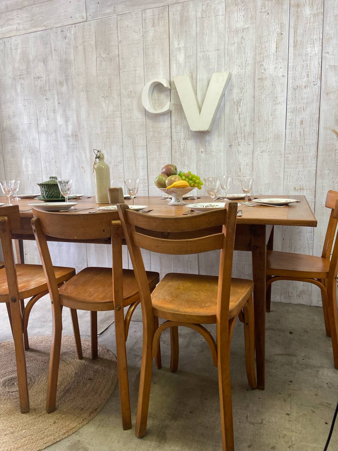 Table de ferme 237x107 cm