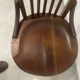 Chaise de bureau à vis, Baumann 1920
