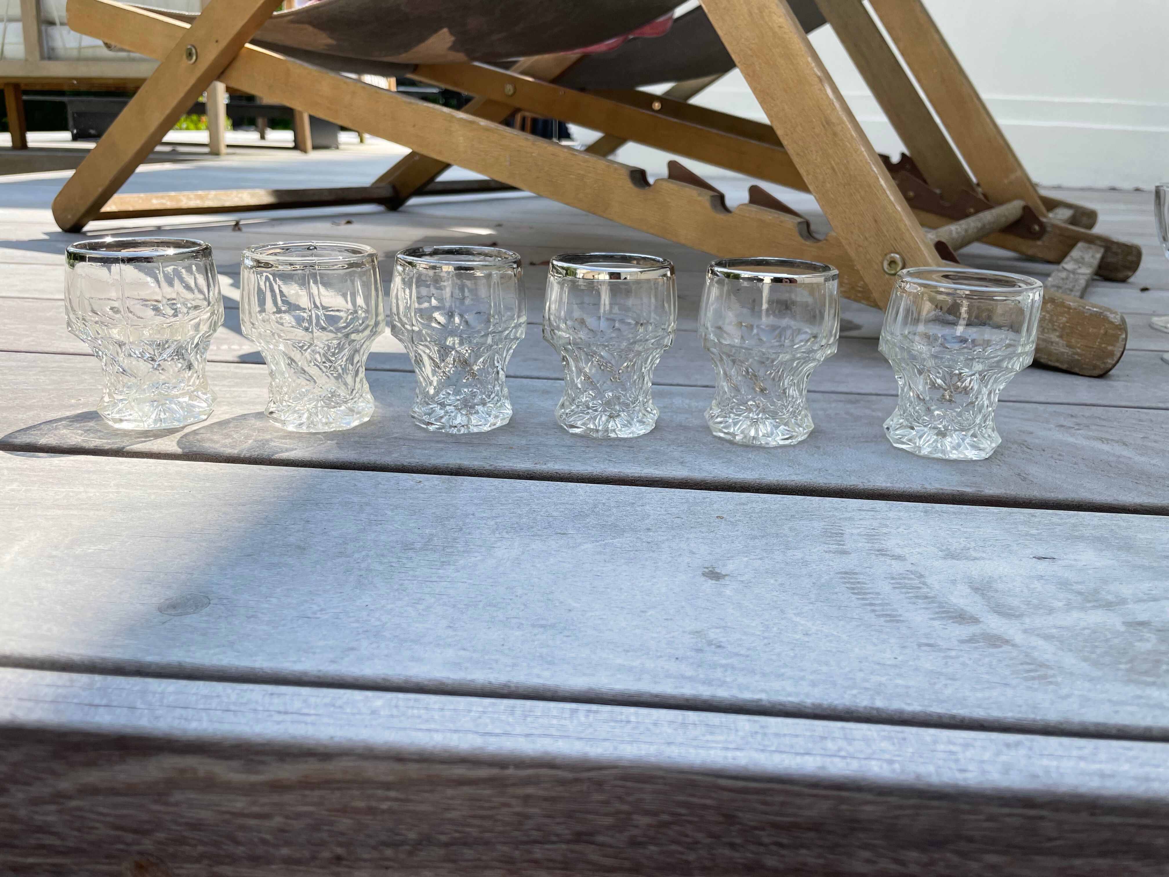 Set of 6 whiskey glasses