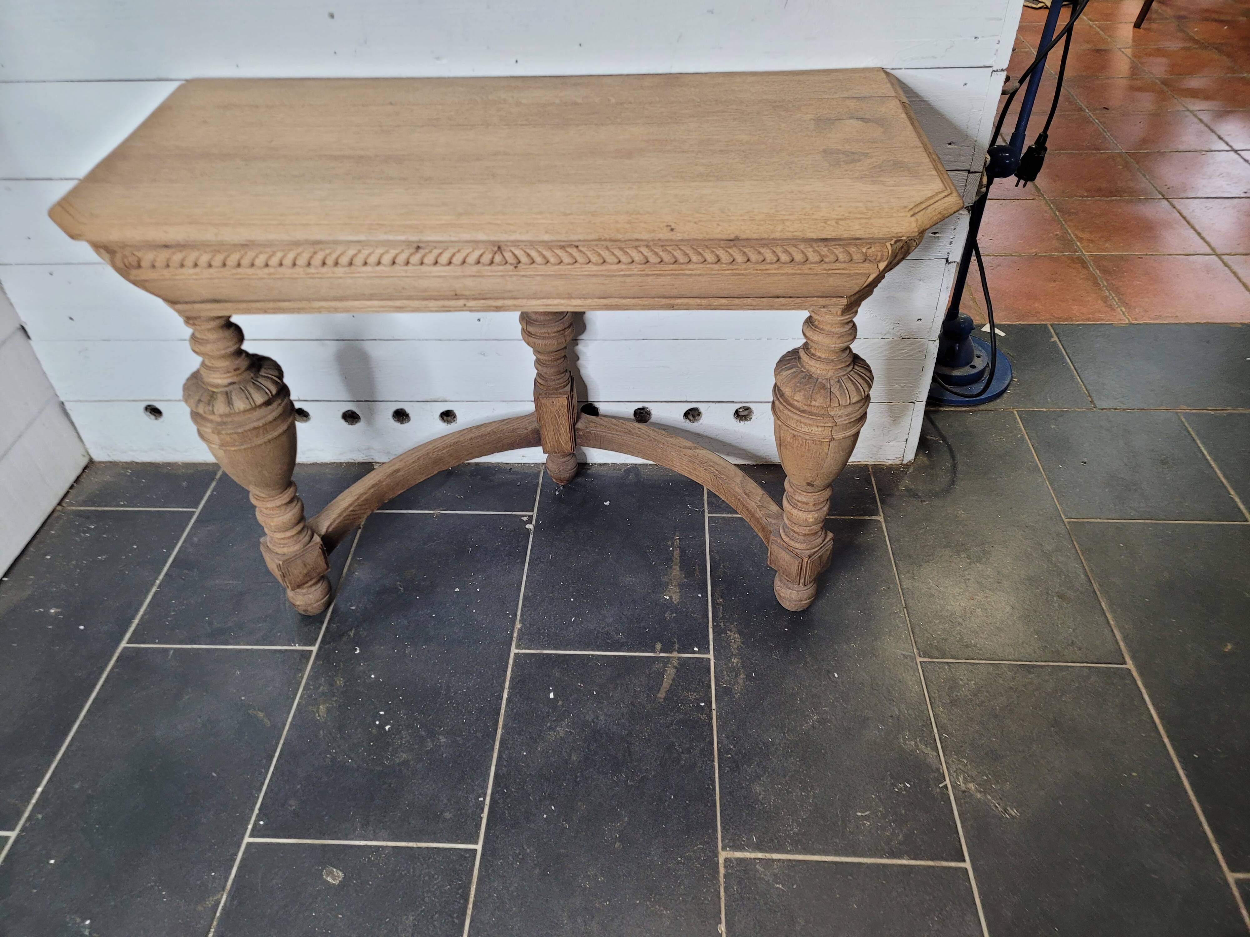 Old oak console