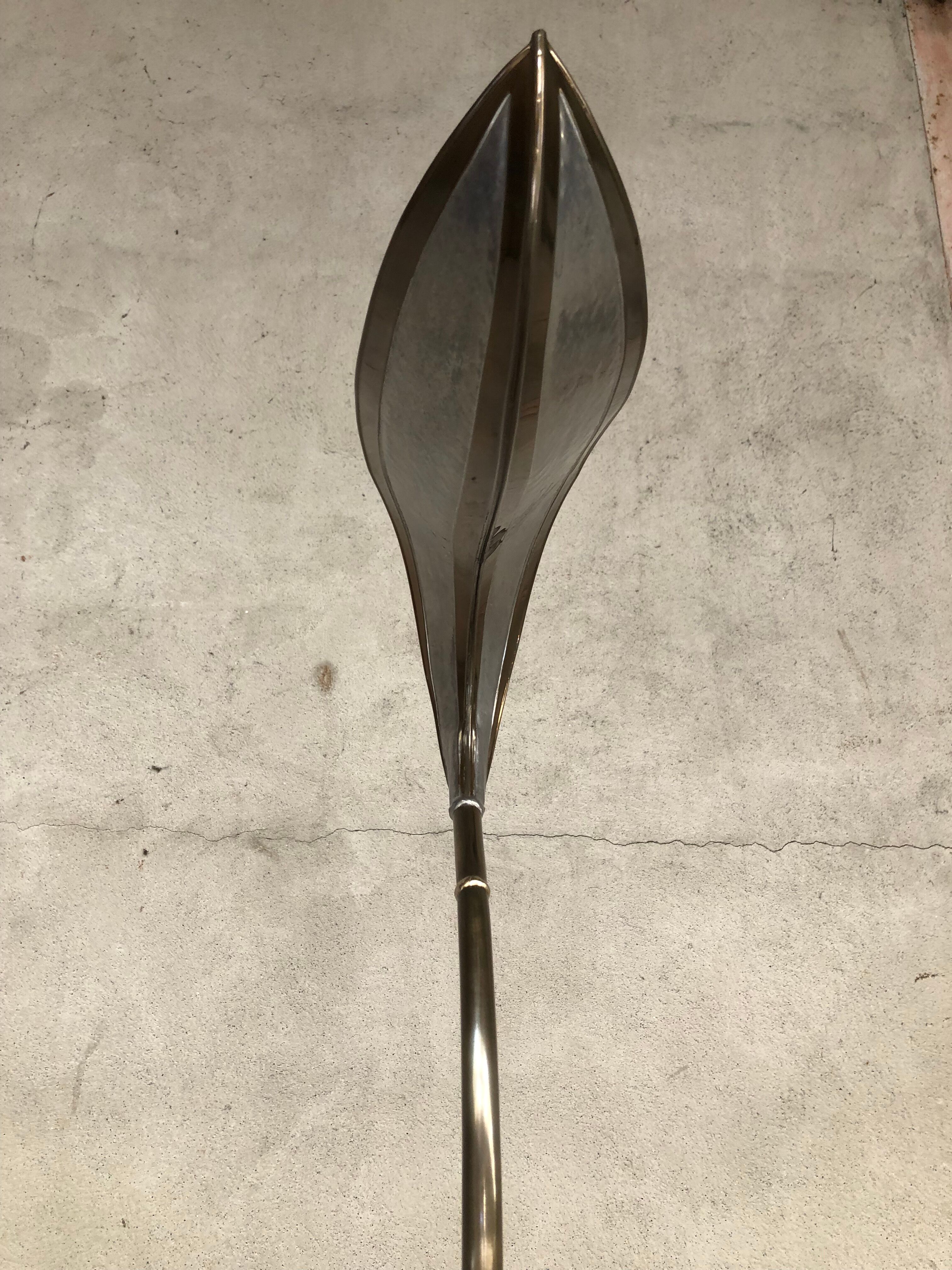 floral floor lamp of the 70s isabelle and richard faure