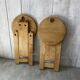 Pair of folding stools