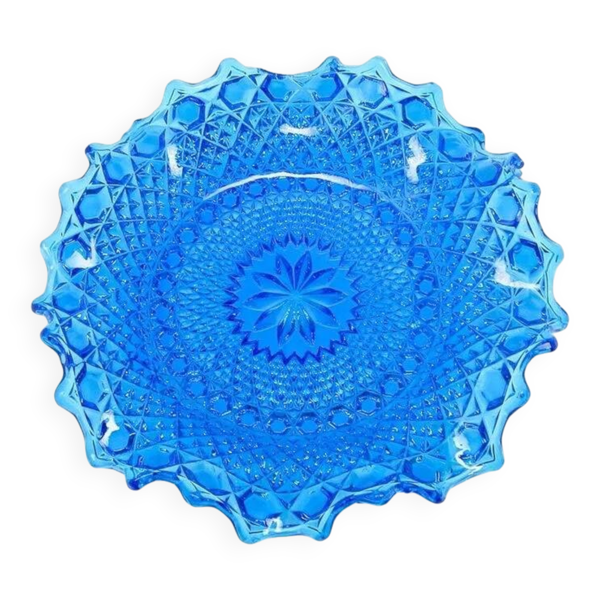 H4O Huta Ząbkowice Blue Platter