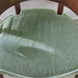 Louis Philippe canned office chair with cushion