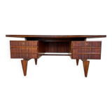 Bureau de direction en palissandre par Illum Wikkelsø, années 1970.