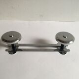 Chrome patère coat holder