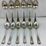 12 old spoons, Stark800 silver