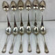 12 old spoons, Stark800 silver