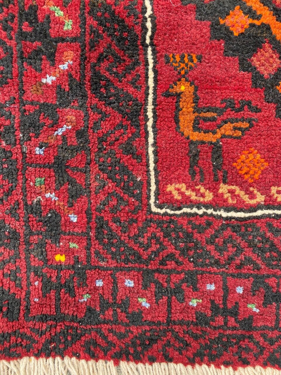 Vintage carpet belutch turkmen 106x188 cm