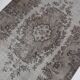 4x7 Gray & Brown Turkish Vintage Rug 114x214Cm SK 4869