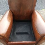 Fauteuil club en cuir