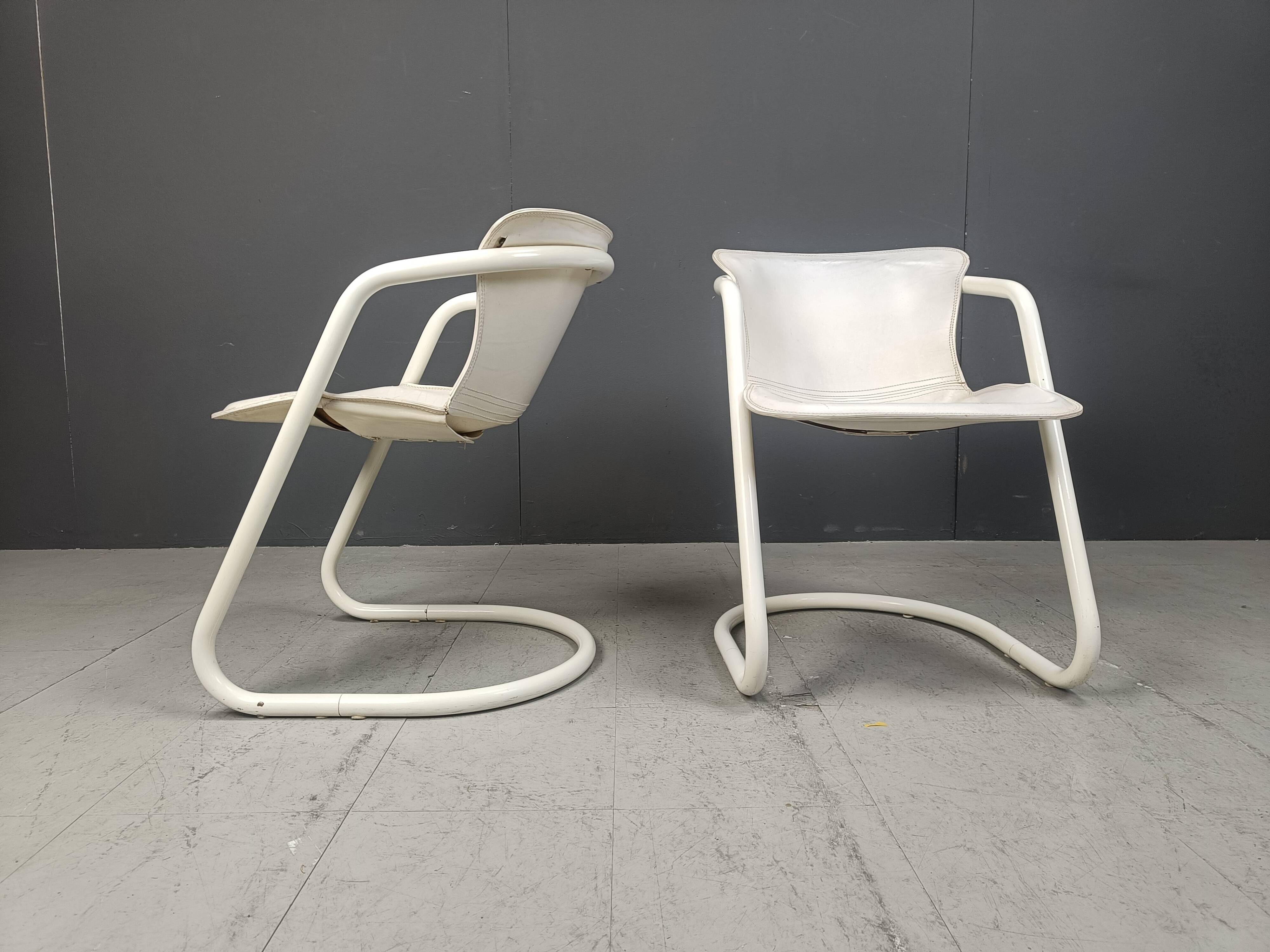 Vintage dining chairs by Metaform, set of 5 - 1970s
