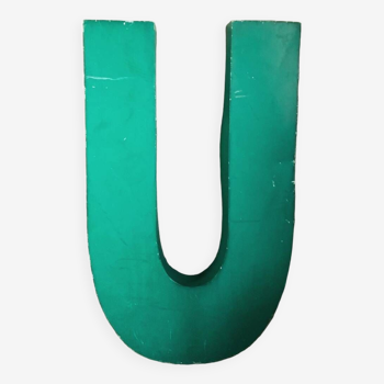 Sign letter U