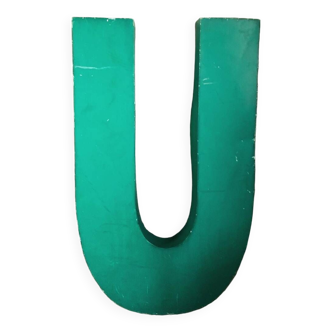 Sign letter U
