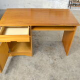 Bureau vintage en orme 1980