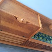 Guillerme et Chambron high sideboard, bar buffet, vintage secretary