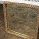 Set of 2 Audoux and Minet mirrors with rope from the 1950s.