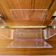 Plexiglas & brass magazine rack by David Lange, 1970s