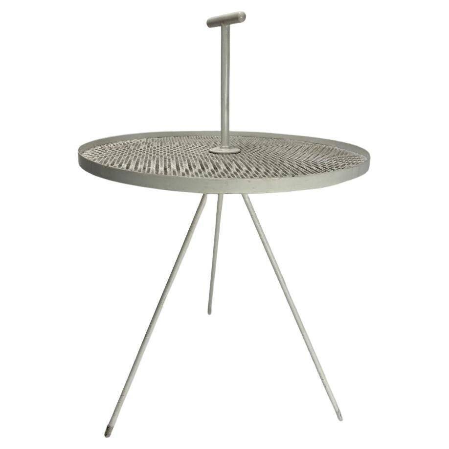 Mid-Century Iron Gueridon Table in the style of Mathieu Matégot, France, 1950s