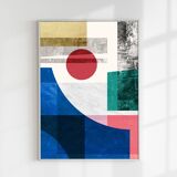 2 geometric art prints. A2 (42x59.4cm)