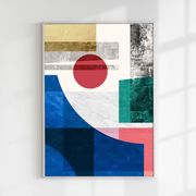 2 impressions d'art géométriques format A2