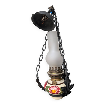 Suspension vintage style lampe à pétrole