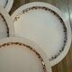 Set of 8 Longwy Betty plates – Art Deco – Pink earthenware