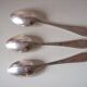 Small sterling silver spoons