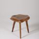 Brutalist tripod stool 1950s