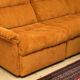 Yellow corduroy modular sofa, 1970s, set of 5