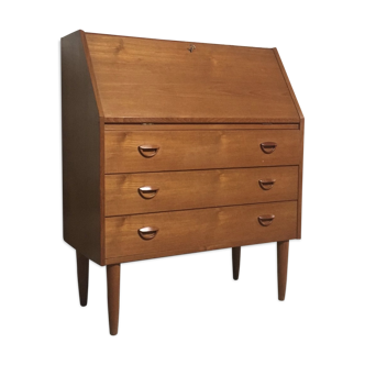 Teak Secretaire by Kai Kristiansen for Feldballes Møbelfabrik, 1960s