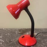 Red and black desk lamp