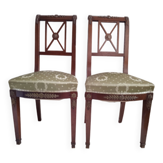 Set of two Empire chairs